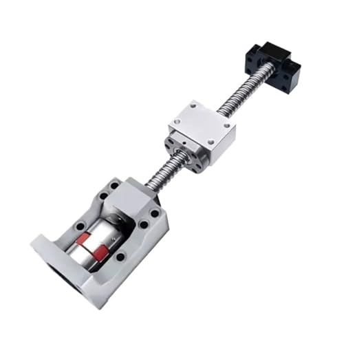 SFU1610 100 mm-850 mm C7 D16 mm Kugelumlaufspindel mit Mutter + BF12 HM12-57/60 + 16H + XB-Kupplung(850mm) von RYVEWZOOE