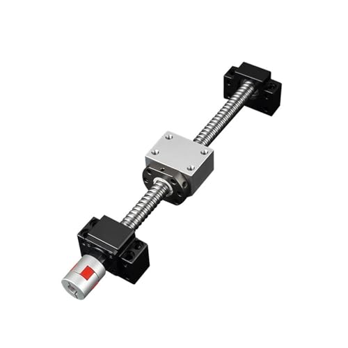 SFU2510 C7 Kugelumlaufspindel mit Endenbearbeitung + Kugelmutter + Muttergehäuse + BK/BF20 Endstütze + CNC-Kupplung(250mm) von RYVEWZOOE