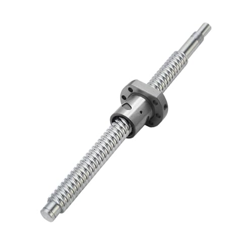 SFU3205 32 mm C7 gerollte Kugelumlaufspindel, Längen 300 mm bis 2500 mm, mit einzelner Kugelmutter, 5 mm Steigung(1100mm) von RYVEWZOOE