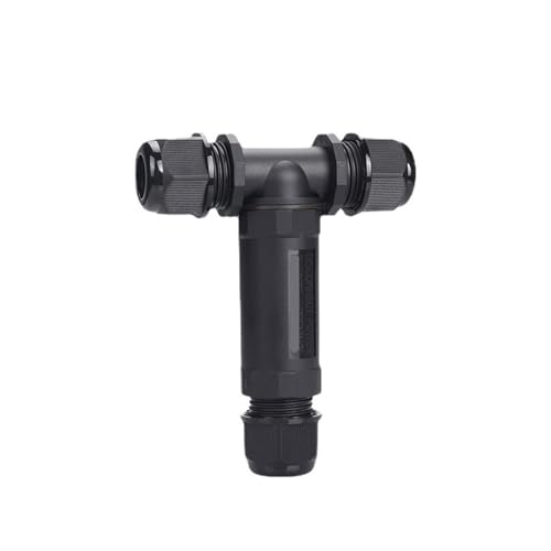 T-Typ Dreiwegeklemme Nylon-Kabelverbinder 2-5-adrig Außenbeleuchtung elektronischer Strom wasserdichter Stecker(2 core wire diameter 5 9mm) von RYVEWZOOE