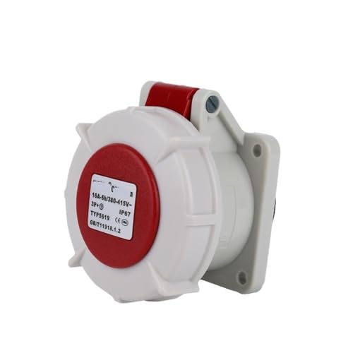 TYP5619 Industrielle Unterputz-Steckdose gerade 16A 4-adrig IP67 TYP5619 Industrielle Unterputz-Steckdose gerade 16A 4-adrig IP67 von RYVEWZOOE
