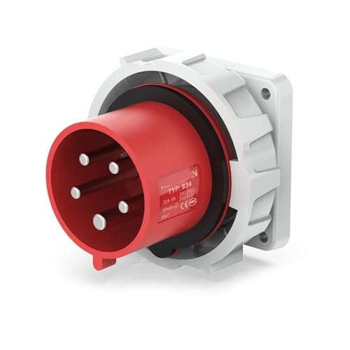 Verdeckter Einbau Luftfahrtstecker 16A 32A 63A 125A IP44 IP67(IP67 5P 16A) von RYVEWZOOE