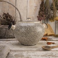 Auflaufform, Keramik Kasserolle, Handgemachte Schwarz Und Weiß, Kleine Punkte Auflaufform, Keramik Kasserolle, Handgemachte Schwarz Und Weiß, Kleine Punkte von RYceramic