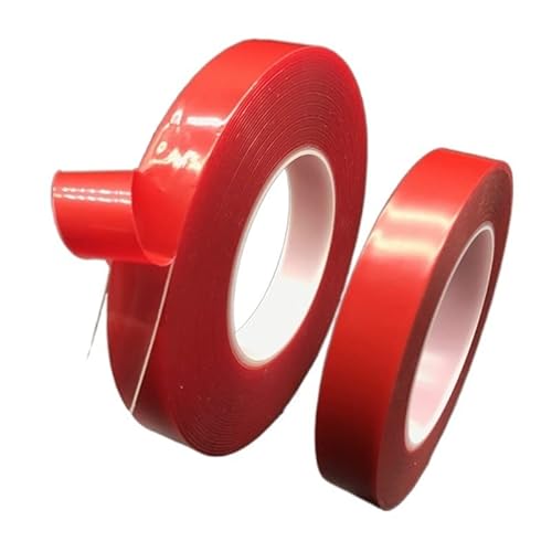 1 Stück 3 doppelseitiges Klebeband – superstarkes transparentes Acrylschaumband for den Einsatz im Automobil- und Heimbereich, 3-Meter-Rolle(8mm) von RZAJMADEU