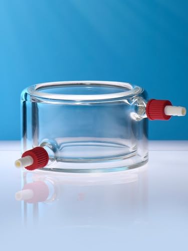 Flacher Becher aus Borosilikatglas mit Mantel – langlebiger photokatalytischer Enzymreaktor mit Isolierung(200x112) von RZAJMADEU