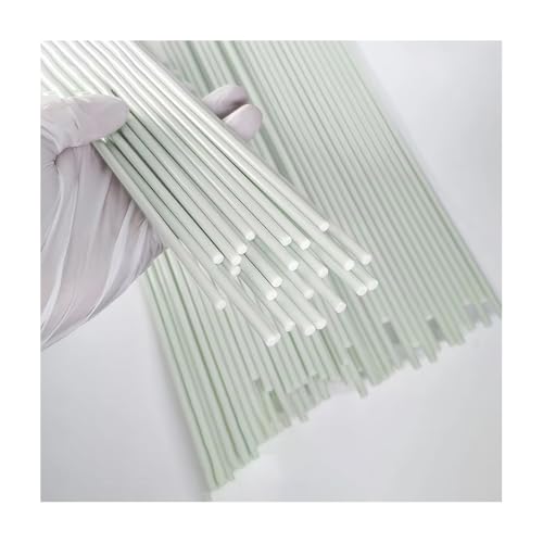 Premium-Fiberglasstäbe – 500 mm Länge, vielseitige weiße Glasfaserstäbe for Zelte/Gewächshäuser/Drachen/Heimwerkerprojekte(4.0x500mmx10pcs) von RZAJMADEU