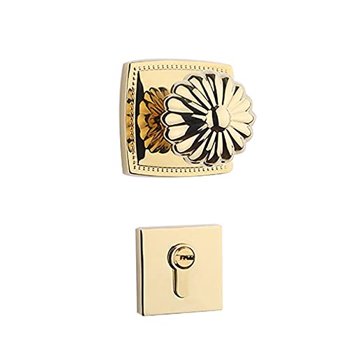 RZAJMADEU Moderne Sichtschutz-Türknöpfe mit Schloss und Schlüssel – Kugelknöpfe aus Edelstahl for Schlafzimmer und Badezimmer(ModelB) von RZAJMADEU