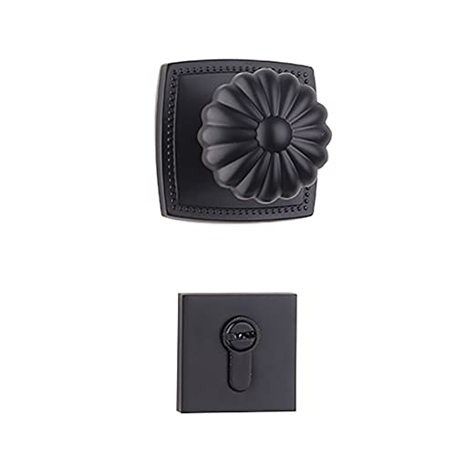 RZAJMADEU Moderne Sichtschutz-Türknöpfe mit Schloss und Schlüssel – Kugelknöpfe aus Edelstahl for Schlafzimmer und Badezimmer(ModelC) von RZAJMADEU