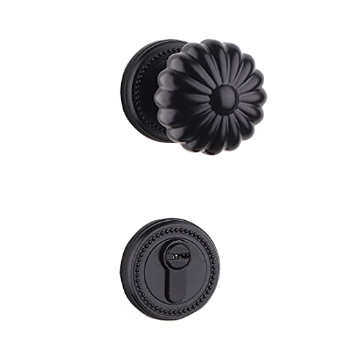 RZAJMADEU Moderne Sichtschutz-Türknöpfe mit Schloss und Schlüssel – Kugelknöpfe aus Edelstahl for Schlafzimmer und Badezimmer(ModelE) von RZAJMADEU