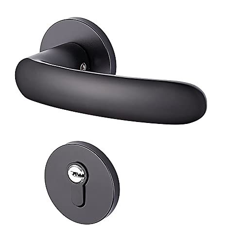 RZAJMADEU Türdrückergriff aus Edelstahl – nicht drehbarer Dummy-Hebelsatz for Fenstertüren/Schränke – Sichtschutzfunktion(ModelD) von RZAJMADEU