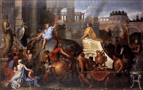 RZHRHJES Kunstwerk Bilder Leinwand Kunst Gemälde Leinwand Malerei Poster Alexander in ba by lon der alexander der große von charles le brun Wandbild für Heimdekoration 60x90cm RZHRHJES Kunstwerk Bilder Leinwand Kunst Gemälde Leinwand Malerei Poster Alexander in ba by lon der alexander der große von charles le brun Wandbild für Heimdekoration 60x90cm von RZHRHJES