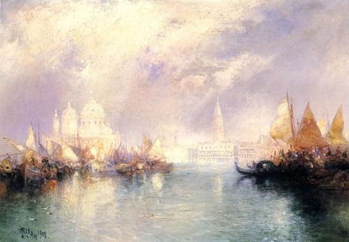 RZHRHJES Kunstwerk Bilder Leinwand Kunst Gemälde Leinwand Malerei Poster Die kirche santa maria della salute von moran Wandbild für Heimdekoration 60x90cm RZHRHJES Kunstwerk Bilder Leinwand Kunst Gemälde Leinwand Malerei Poster Die kirche santa maria della salute von moran Wandbild für Heimdekoration 60x90cm von RZHRHJES