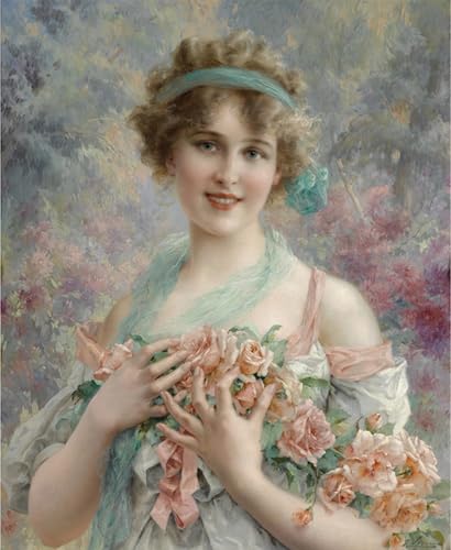 RZHRHJES Kunstwerk Bilder Leinwand Kunst Gemälde Leinwand Malerei Poster Fillerosen von emile vernon Wandbild für Heimdekoration 60x90cm von RZHRHJES