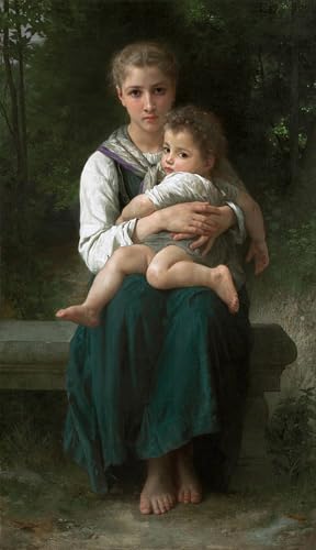 RZHRHJES Kunstwerk Bilder Leinwand Kunst Gemälde Leinwand Malerei Poster Gräfin von Cambaceres von William Adolphe Bouguereau Wandbild für Heimdekoration 60x90cm von RZHRHJES
