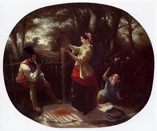 RZHRHJES Kunstwerk Bilder Leinwand Kunst Gemälde Leinwand Malerei Poster Winnowing William Millner Wandbild für Heimdekoration 60x90cm von RZHRHJES