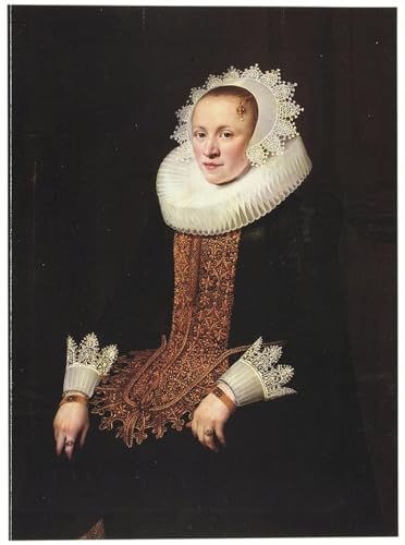 RZHRHJES Leinwand Druck Wand Vintage Leinwand Wandkunst Moderne Drucke Porträt einer jungen Dame in einem Hochzeitsstomacher von Jan Anthonisz Van Ravesteyn für Wanddekoration 60x90cm von RZHRHJES