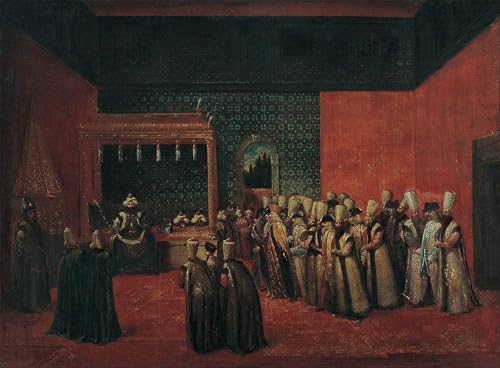 RZHRHJES Leinwand Druck Wand Vintage Leinwand Wandkunst Moderne Drucke Sultan Ahmet Iii empfängt einen europäischen Botschafter von Jean Baptiste Vanmour für Wanddekoration 60x90cm RZHRHJES Leinwand Druck Wand Vintage Leinwand Wandkunst Moderne Drucke Sultan Ahmet Iii empfängt einen europäischen Botschafter von Jean Baptiste Vanmour für Wanddekoration 60x90cm von RZHRHJES