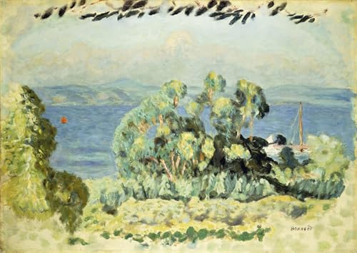 RZHRHJES Leinwand Poster Wandbilder Leinwandkunst Drucken Modern Wandbilder Eukalyptusbäume von pierre bonnard Kunstdruck Leinwand für Wohnzimmer-Dekor 60x90cm von RZHRHJES