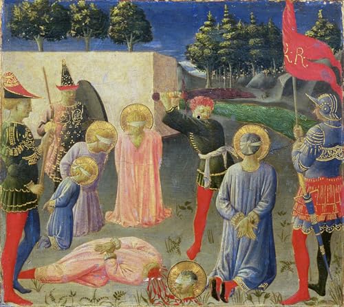 RZHRHJES Leinwandkunst Drucken Modern Wandbilder Die enthauptung von st. Cosmas und st. damian aus der predella des annalena Altars von fra angelico für Wohnzimmer-Dekor 60x90cm RZHRHJES Leinwandkunst Drucken Modern Wandbilder Die enthauptung von st. Cosmas und st. damian aus der predella des annalena Altars von fra angelico für Wohnzimmer-Dekor 60x90cm von RZHRHJES