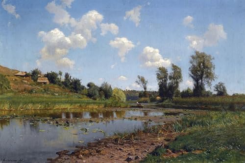 RZHRHJES Moderne Drucke Wandkunst Malerei Bilder Druck Wandgemälde Ansicht in der nähe von lubni Ukraine von iosif Evstafevich Krachkovsky Poster Bilder für Wanddekoration 60x90cm RZHRHJES Moderne Drucke Wandkunst Malerei Bilder Druck Wandgemälde Ansicht in der nähe von lubni Ukraine von iosif Evstafevich Krachkovsky Poster Bilder für Wanddekoration 60x90cm von RZHRHJES