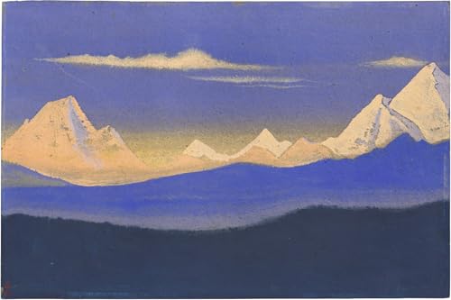 RZHRHJES Moderne Drucke Wandkunst Malerei Bilder Druck Wandgemälde Der himalaya von nicholas roerich Poster Bilder für Wanddekoration 60x90cm von RZHRHJES