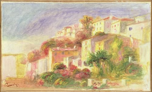 RZHRHJES Moderne Drucke Wandkunst Malerei Bilder Druck Wandgemälde Garten der post in cagnes von pierre auguste renoir Poster Bilder für Wanddekoration 60x90cm von RZHRHJES