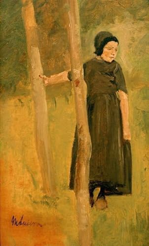 RZHRHJES Moderne Drucke Wandkunst Malerei Bilder Druck Wandgemälde Kind unter Bäumen von Max Liebermann Poster Bilder für Wanddekoration 60x90cm von RZHRHJES