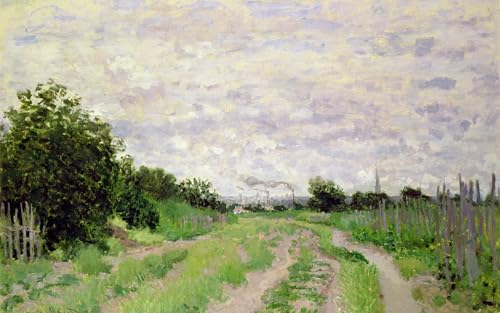 RZHRHJES Moderne Drucke Wandkunst Malerei Bilder Druck Wandgemälde Landschaft von claude monet Poster Bilder für Wanddekoration 60x90cm von RZHRHJES