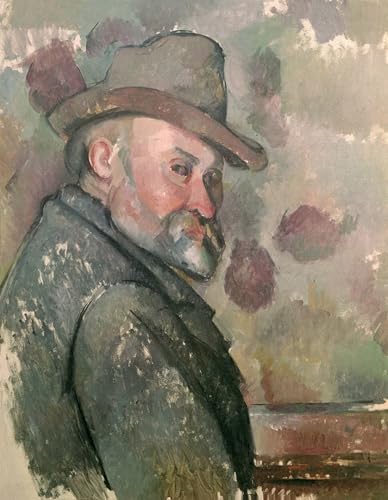 RZHRHJES Moderne Drucke Wandkunst Malerei Bilder Druck Wandgemälde Selbstporträt von paul cézanne Poster Bilder für Wanddekoration 60x90cm von RZHRHJES