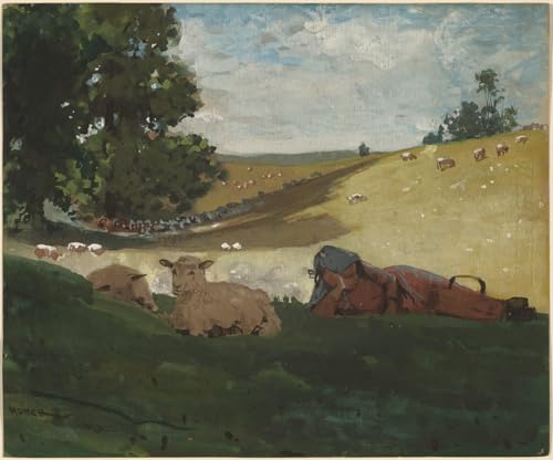 RZHRHJES Moderne Drucke Wandkunst Malerei Bilder Druck Wandgemälde Warmer Nachmittag von winslow homer Poster Bilder für Wanddekoration 60x90cm von RZHRHJES