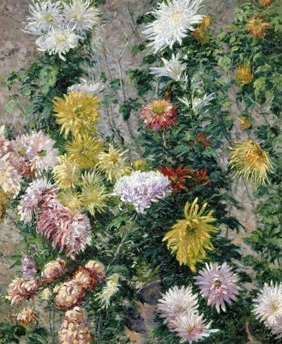 RZHRHJES Moderne Drucke Wandkunst Malerei Bilder Druck Wandgemälde Weiße und gelbe Blumen von Gustave Caillebotte Poster Bilder für Wanddekoration 60x90cm RZHRHJES Moderne Drucke Wandkunst Malerei Bilder Druck Wandgemälde Weiße und gelbe Blumen von Gustave Caillebotte Poster Bilder für Wanddekoration 60x90cm von RZHRHJES
