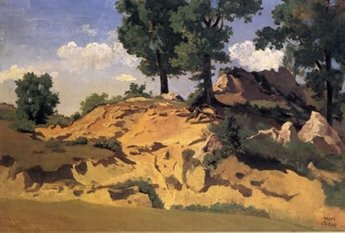 RZHRHJES Ölgemälde Wandbilder Abstrakte Leinwand Kunst Wandkunst Bild Druck Bäume und felsen bei la serpentara von jean-baptiste-camille corot Kunst Leinwand Poster für Wanddekoration 60x90cm RZHRHJES Ölgemälde Wandbilder Abstrakte Leinwand Kunst Wandkunst Bild Druck Bäume und felsen bei la serpentara von jean-baptiste-camille corot Kunst Leinwand Poster für Wanddekoration 60x90cm von RZHRHJES