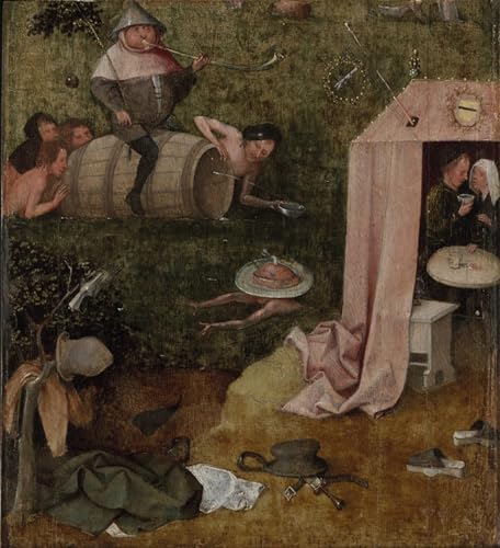 RZHRHJES Ölgemälde Wandbilder Abstrakte Leinwand Kunst Wandkunst Bild Druck Christus vertreibt die Händler aus dem Tempel von Hieronymus Boske Kunst Leinwand Poster für Wanddekoration 60x90cm von RZHRHJES