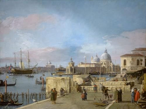 RZHRHJES Ölgemälde Wandbilder Abstrakte Leinwand Kunst Wandkunst Bild Druck Eingang zum Canalvom Pier von Canaletto Kunst Leinwand Poster für Wanddekoration 60x90cm RZHRHJES Ölgemälde Wandbilder Abstrakte Leinwand Kunst Wandkunst Bild Druck Eingang zum Canalvom Pier von Canaletto Kunst Leinwand Poster für Wanddekoration 60x90cm von RZHRHJES