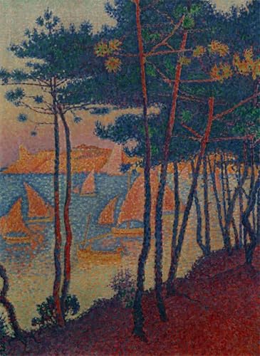 RZHRHJES Ölgemälde Wandbilder Abstrakte Leinwand Kunst Wandkunst Bild Druck Segel und Kiefern von Paul Signac Kunst Leinwand Poster für Wanddekoration 60x90cm RZHRHJES Ölgemälde Wandbilder Abstrakte Leinwand Kunst Wandkunst Bild Druck Segel und Kiefern von Paul Signac Kunst Leinwand Poster für Wanddekoration 60x90cm von RZHRHJES