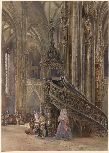 RZHRHJES Ölgemälde Wandbilder Abstrakte Leinwand Kunst Wandkunst Bild Druck the Interior of the Cathedral of Saint Stephen At Vienna by Rudolf Von Alt Kunst Leinwand Poster für Wanddekoration 60x90cm RZHRHJES Ölgemälde Wandbilder Abstrakte Leinwand Kunst Wandkunst Bild Druck the Interior of the Cathedral of Saint Stephen At Vienna by Rudolf Von Alt Kunst Leinwand Poster für Wanddekoration 60x90cm von RZHRHJES