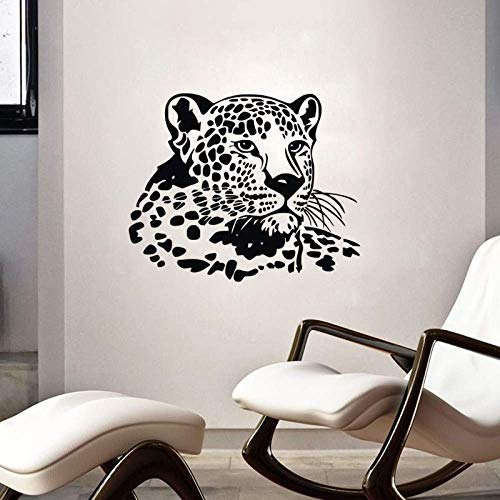 59 X 73 Cm Schlafzimmer Wandaufkleber Gepard Kinderzimmer Dekoration Tierkopf Wand Wandtattoo Vinyl von RZYLYHH