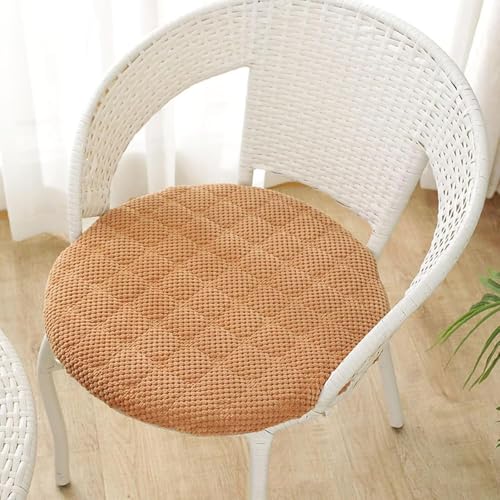 RZYW Sitzkissen Rund Stuhlkissen 40x40cm 6er Set Waschbar Sitzkissen Stuhl rutschfest Sitzpolster Stuhlauflage Cordstoff Bodenkissen für Outdoor Gartenstuhl Küche Esszimmer,Corduroy Khaki,2er 40cm RZYW Sitzkissen Rund Stuhlkissen 40x40cm 6er Set Waschbar Sitzkissen Stuhl rutschfest Sitzpolster Stuhlauflage Cordstoff Bodenkissen für Outdoor Gartenstuhl Küche Esszimmer,Corduroy Khaki,2er 40cm von RZYW