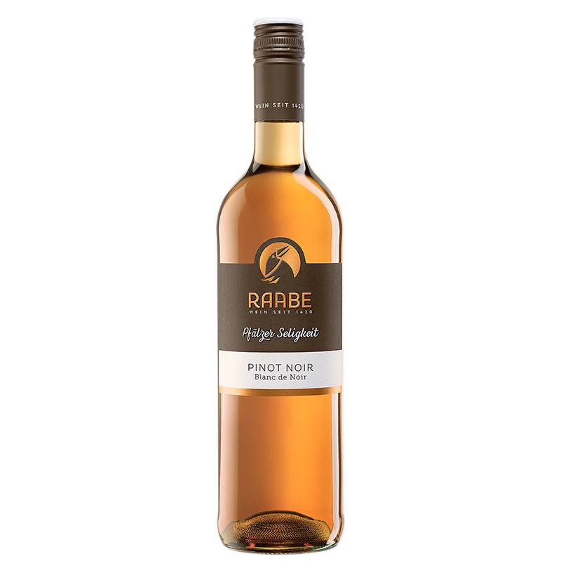 Raabe Rose Pinot Noir vegan trocken Blanc de Noir Pfälzer Seligkeikeit 0,75l von Raabe