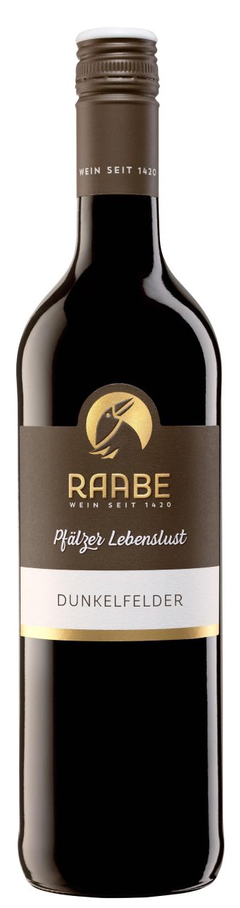 Raabe Rotwein Pfälzer Lebenslust Dunkelfelder Deutschland 1 x 0,75 L von Raabe