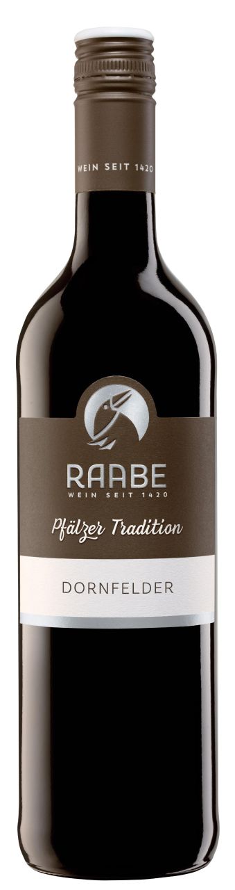 Raabe Rotwein Pfälzer Tradition Dornfelder feinherb Deutschland 1 x 0,75 L von Raabe