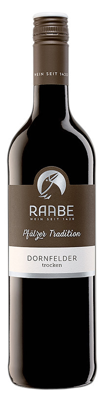 Raabe Rotwein Pfälzer Tradition Dornfelder trocken Deutschland 0,75 L von Raabe