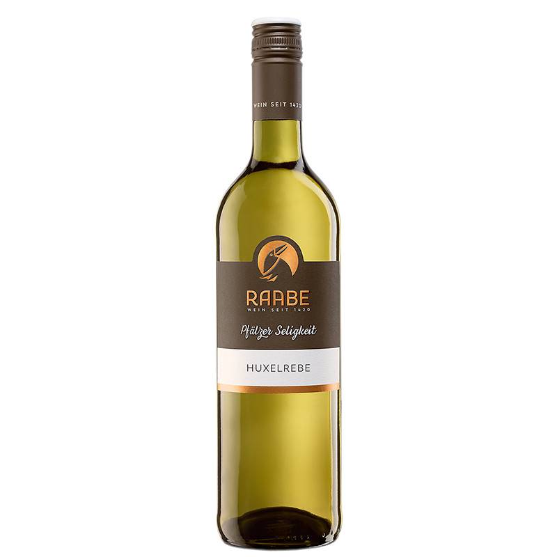 Raabe Weißwein Huxelrebe Pfälzer Seligkeit süss 0,75l vegan von Raabe