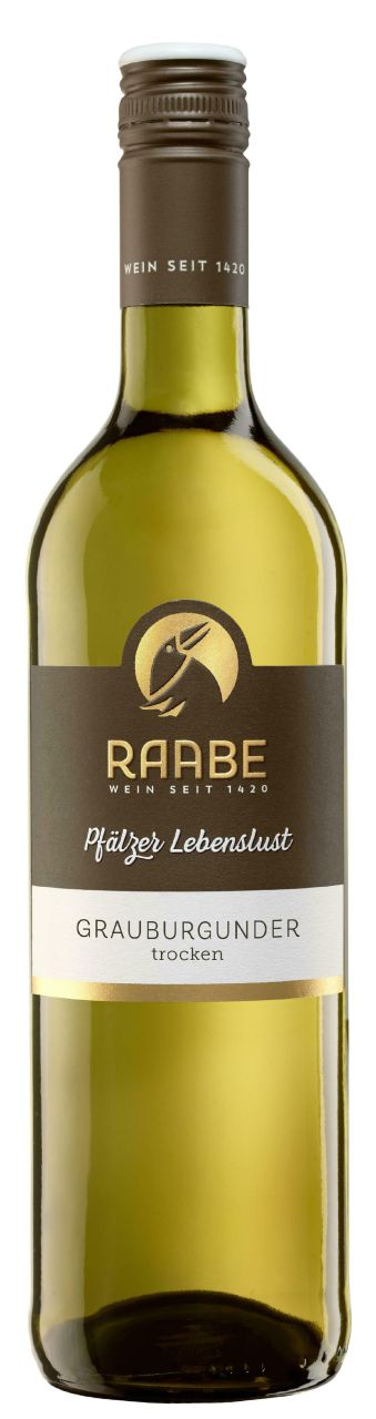 Raabe Weißwein Pfälzer Lebenslust Grauburgunder trocken Deutschland 1 x 0,75 L von Raabe