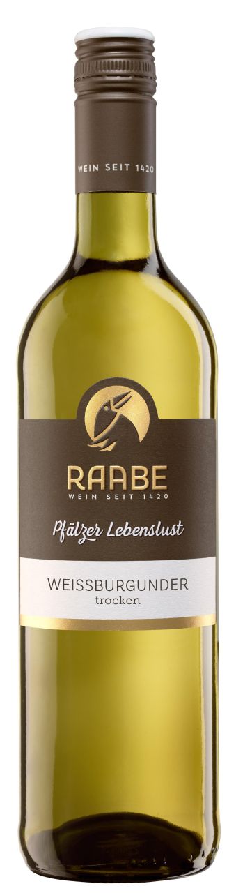 Raabe Weißwein Pfälzer Lebenslust Weißburgunder trocken Deutschland 1 x 0,75 L von Raabe