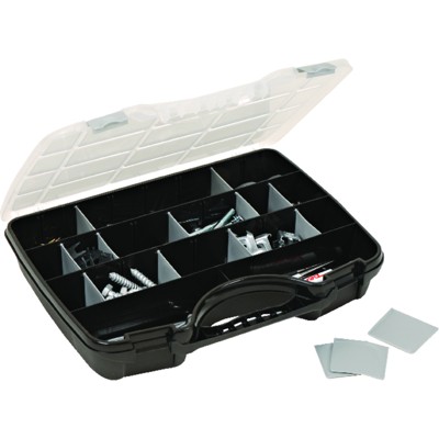 Allzweckkoffer 46 schwarz-silber 388x290x61 Allzweckkoffer 46 schwarz-silber 388x290x61 von Raaco
