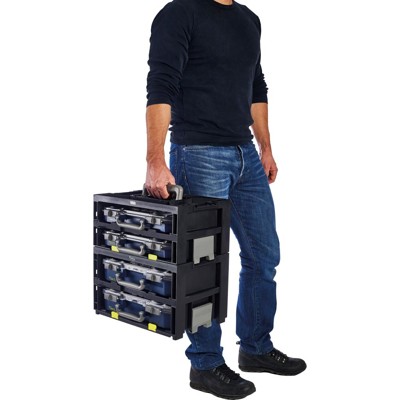 CarryMore 80x2 mit 2 CL 80 4x8-9 Farbe: schwarz von Raaco