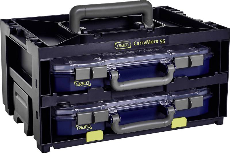 Raaco Carry More 55x2 Sortimentskoffer Lagerkoffer Werkzeugkoffer Schraubenkoffer B-Ware von Raaco