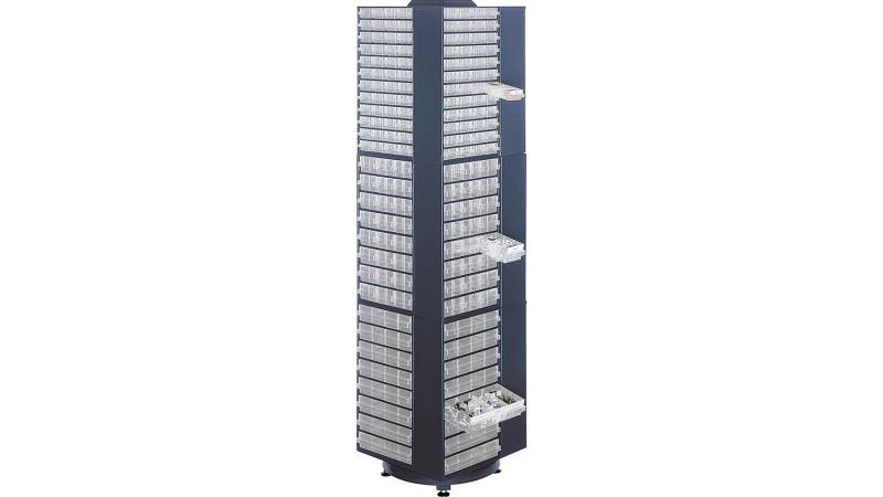 Raaco Drehturm Für Schubladen Magazine Leer Stahl Blau Turm Maschine Dreh Turm B-Ware von Raaco