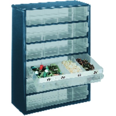 Schubladen-Magazin mit 6 Laden Typ 150-03 blau Schubladen-Magazin mit 6 Laden Typ 150-03 blau von Raaco